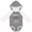 Granite & White w Ears, variant on Inktastic Racing Daddy Little Racer Boys Long Sleeve Baby Bodysuit