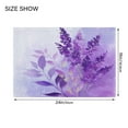 thumbnail image 4 of RMDQTR 16" × 24" Rectangle Shape Bathroom Rugs Plush Toilet Base Mat Soft Rugs Non Slip Absorbent Watercolor Lavender Clip Art, 4 of 9