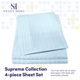 thumbnail image 2 of Sábanas Sweet Home Collection 1500 Supreme Twin Blue, 2 of 5