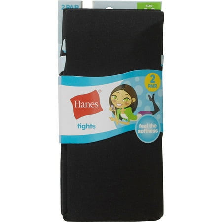 Infant Girls Tights - Hanes Tights, 2 Pairs (Little Girls & Big Girls)