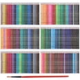 thumbnail image 2 of Lápices de colores ANGGREK 180 piezas solubles en agua con pincel para artistas, 2 of 8