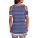 thumbnail image 4 of Tops de Algodón para Mujeres Tira Impresa Manga Corta Cuello en V Fuera Del Hombro, Top de Moda para el Uso Diario, 4 of 9