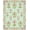 Green, Pattern 4, variant on ODIKA 2x3 Machine Washable Non-Slip Area Rug, Chic Modernist Dog Interlocking Mosaic High Traffic Rug, Pink, 633842