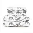 thumbnail image 5 of Kids Rule 4 Piece Sheet Set Dinosaur Xray, Grey - Full, 5 of 7