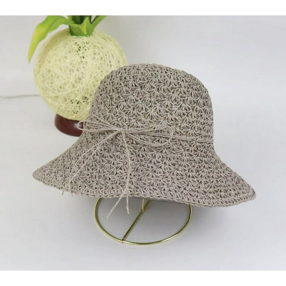 COCOpeaunt New Summer Summer Foldable Straw Hat Womens Outing Sunscreen Sun Hat Korean Holiday Beach Hat Zomer Cap