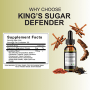 (5 Pack) Kings Sugar Defender Drops, Kings Sugar Defender Liquid Supplement (10oz)