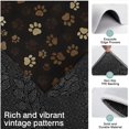 thumbnail image 3 of Paw Print Kitchen Rugs Sets Of 3,Kitchen Runner Rugs Non Skid Washable,Decorative Kitchen Floor Mats for Kitchen,Sink,Laundry,17"x30"+ 17"x47" + 17"x59", 3 of 6