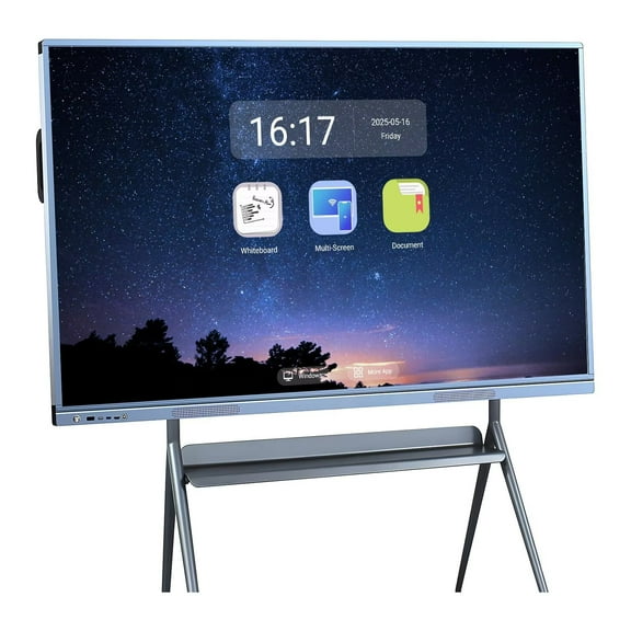 BELNET Digital Smart Whiteboard, 55''Smart TVs, 4K UHD Interactive Whiteboard,  All in One Smartboard for Office Built in Dual System for Classroom