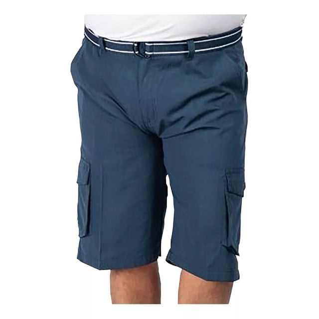 Bermuda Short Casual Vestir Hombre Tallas Extra Con Cinturon