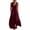 Wine, variant on Guluxicc Womens Flowy Wide Leg Linen Jumpsuits Elegant Summer Sleeveless V Neck Rompers One Piece Beach Outfits with Pockets