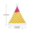 thumbnail image 3 of Balery Red Ice Cream Pattern Santa Hat Christmas Hat Funny Christmas Hat Christmas Knitted Beanie Hat For Kids, 3 of 6