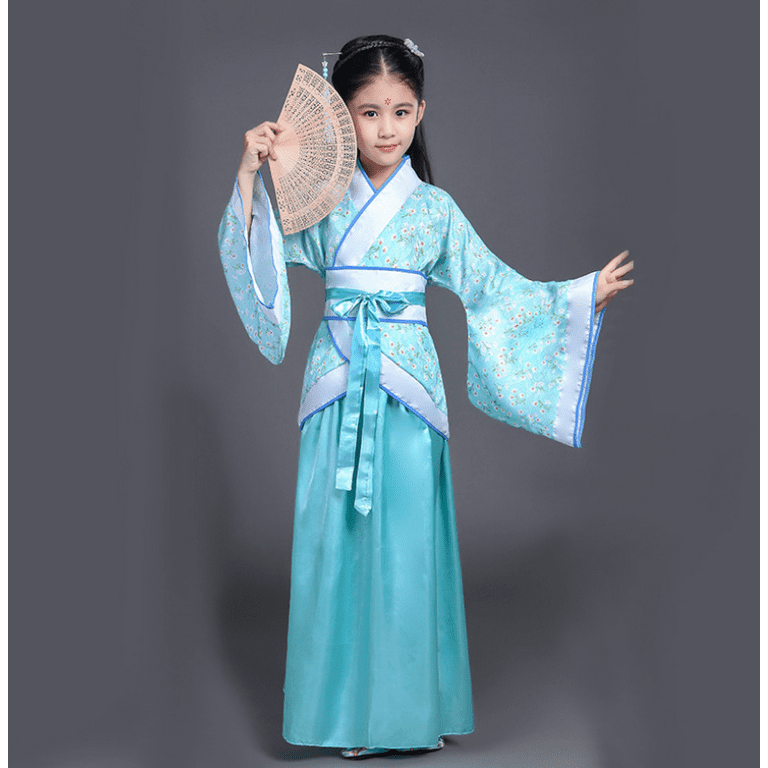 Girls Women's Ancient Chinese Traditional Hanfu Dress Fancy Dress Christmas  Party Dress