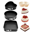 thumbnail image 1 of Moldes Pasteles Repostería Desmontables Para Tartas 3 Piezas, 1 of 5
