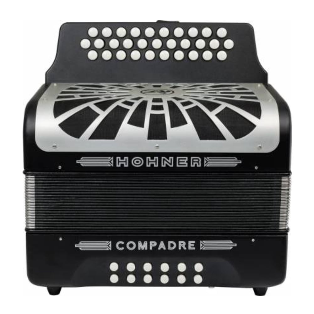 Hohner Compadre FBbEb with Gig Bag, Silver Grille Black