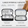 thumbnail image 3 of QenASHaing Travel Cable Organizer Pouch, Double Layer Electronic Accessories Carry Case for Cords Chargers Phone and Earphones, 3 of 7