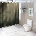 thumbnail image 7 of Orinice Sunbeam Fog Forest Bathroom Decor Set - Colorful Luxurious Graphic Print Polyester Fabric Fashion Shower Curtain Set with Hooks 36x72, 7 of 7