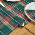 thumbnail image 4 of Christmas Table Runner Green Scottish Tartan Plaid Napkins Christmas Decorations For Home Festival Gifts New Year Decor Placemat, 4 of 10