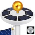 thumbnail image 3 of Flor de Poste Solar 42 Que Cambia El Césped Del Jardín Lámpara de Paisaje Decoración Del Césped Colco Bandera Polo LED Lámpara de Luz, 3 of 8