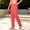 Orange, variant on Men's Lightweight Home Pajama Pants Pull on Pants Soft Lounge Sleep Joggers Elastic Waist & Pockets All-Season Sleepwear Black