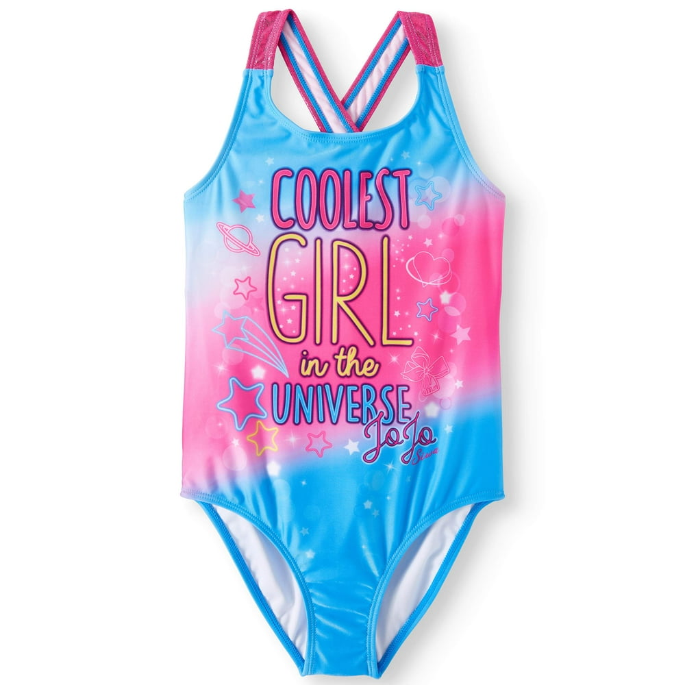 JoJo Siwa - JoJo Siwa Crossback One-Piece Swimsuit (Little Girls & Big