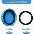 thumbnail image 2 of Winter closure set for Intex and Bestway pools, 2 pieces winter plug pool with matching seals, pool accessories, frost-proof and tight winter cap pool, 2 of 5