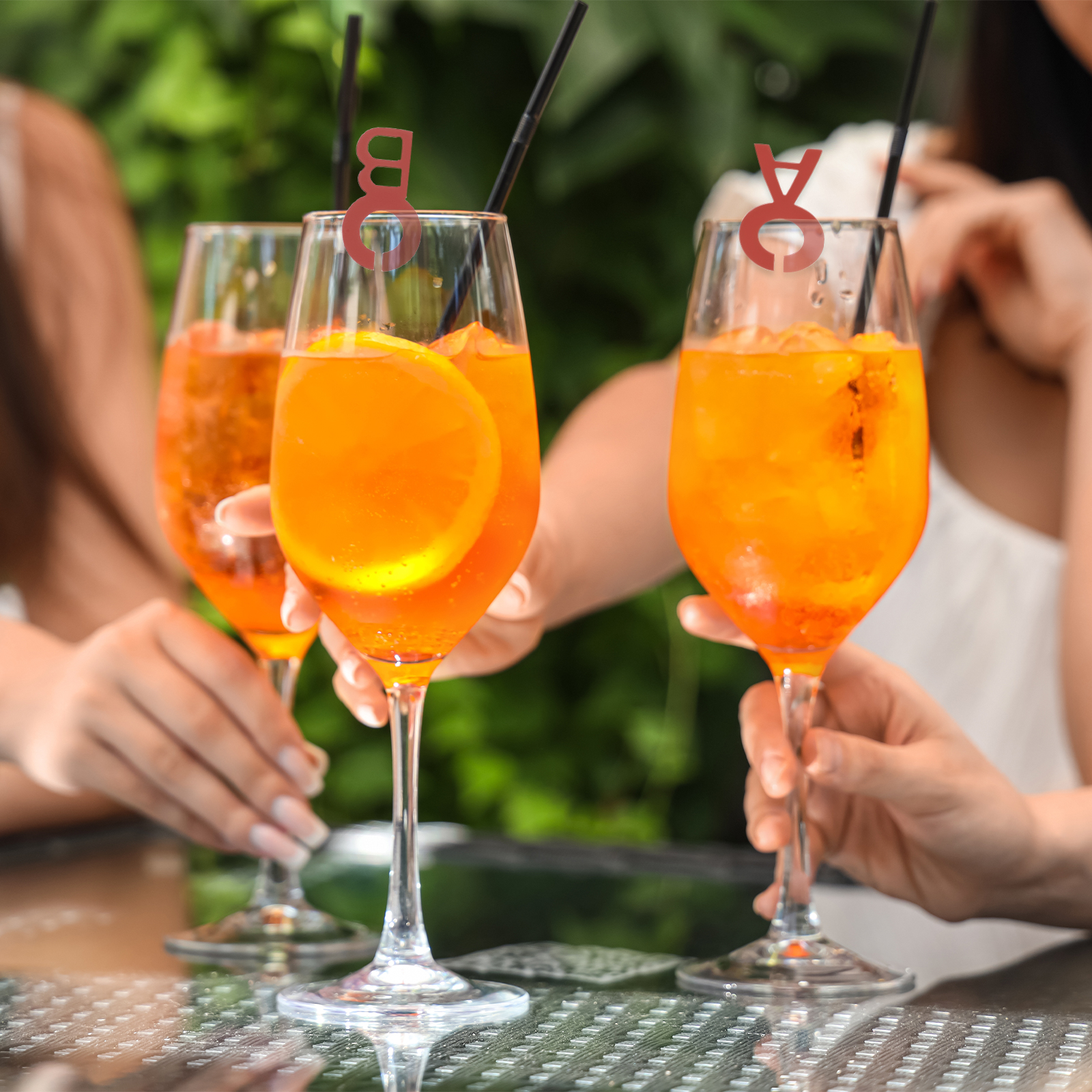 26 Marque-verres En Silicone - Alphabet De A à Z, Jaune, Pour Verre à Vin, Champagne, Cocktails, Fêtes - 4