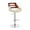Cream, variant on Armen Living KarterAdjustable Cream Faux Leather and Walnut Wood Bar Stool with Chrome Base