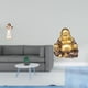 thumbnail image 2 of Figura de ángel de resina, estatua de Buda de meditación, escultura de Bodhisattva, adorno coleccionable de resina para estante de interior, ideal par, 2 of 8