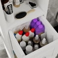 thumbnail image 4 of 71in Tall Bathroom Storage Cabinet, Freestanding Narrow Side Floor Organizer With 2 Doors & 1 Drawer, Bathroom Organizer With 4 Adjustable Shelves For Home Living Room, 4 of 9