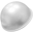 thumbnail image 2 of Shisuyan Semicircle Cake Mold Silver 17.50X15.50X7.60CM Anodized Process Uniform Baking Non-Stick For Home Users 1Pack, 2 of 8