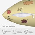 thumbnail image 5 of ZICANCN Decorative Throw Pillow Covers , Halloween Fall Wallpaper Pattern Couch Sofa Decorative Knit Pillow Covers for Living Room Farmhouse 22"x22", 5 of 8