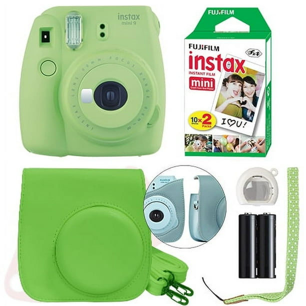 Fujifilm Instax Mini Instant Film Camera (Lime Green) Walmart