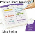 thumbnail image 6 of DIY Baking Mold Butter Cream Pastry Making Paper Practice Drawings Icing Piping Board Nozzles, 6 of 8