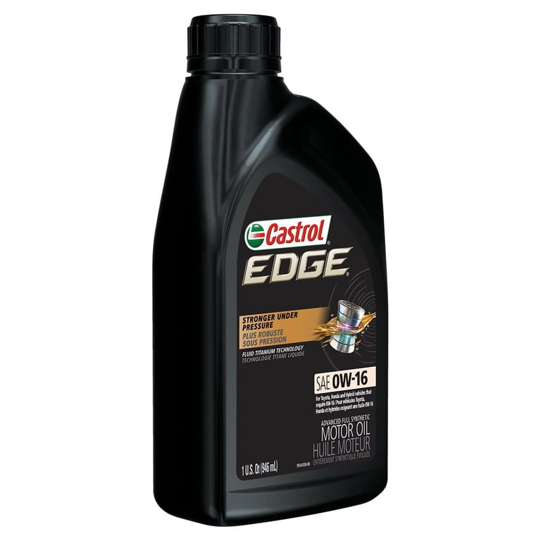 Castrol Edge 0W-16 Advanced Full Synthetic Motor Oil, 1 Quart