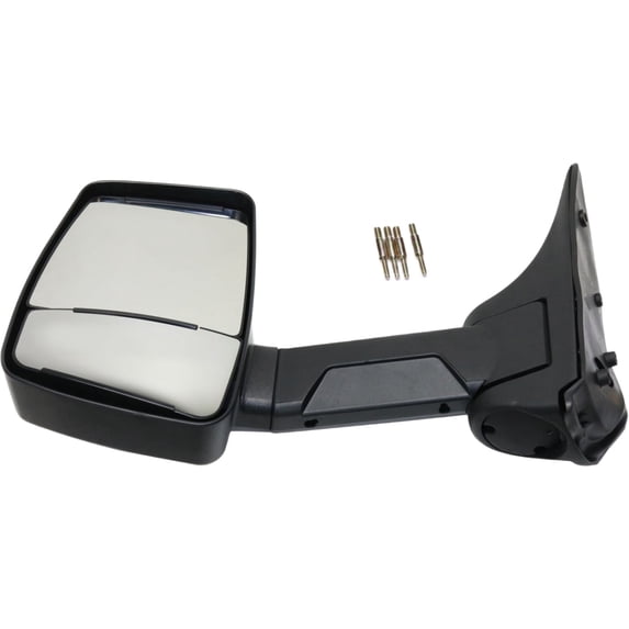 Mirror for Ford E-150 Econoline 1992-2015 Driver Side OE Replacement Manual Glass