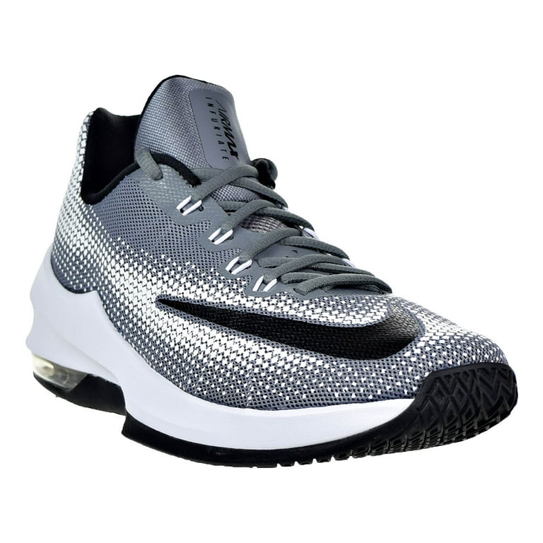 Nike Men's Air Max Infuriate Low Cool Grey / Black-White Shoe - 8M - Walmart.com