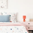 thumbnail image 6 of Simple Designs 10.04" Tall Ceramic Thimble Base Table Lamp with Matching Shade, Orange, 6 of 6