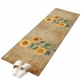 thumbnail image 6 of Sunflowers Kitchen Runner Rug 2x6 Washable Runners for Hallway Non Slip Farmhouse Vintage Country Floral Plants Large Area Rug Indoor Floor Carpet for Bathroom Laundry Entryway Bedroom Living Room, 6 of 8