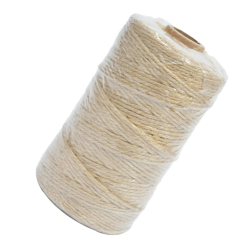  Nylon Twine - 275' Nylon String - Synthetic Thin Twine String -  Indoor & Outdoor Use for Crafts, Camping, Garden, Line Level, Marine,  Fishing, Trot Line, Decoy, Property Markers, Construction (White) 