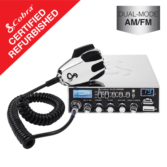 Restored Cobra 29 LTD Chrome CB Radio Dual Mode AM/FM 2023 Model (Refurbished)