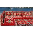 thumbnail image 2 of Arabic Floor Seating, U Shaped Sofa Bed, Diwan Sofa, Red Turkish Sofa, Floor Cushion Seating, Sleeper Couch, Modular Sofa, 2 of 3