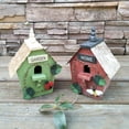 thumbnail image 4 of Yesbay Bird House Birdcage Painting Outdoor Garden Hanging Cottage Feeder Nest Crafts, 4 of 8