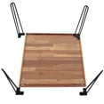 thumbnail image 3 of Heavy Duty 3 rod Hairpin Legs - Industrial Style Mid Century Modern Table Legs - Set of 4 (Black Powder Coat Finish), 3 of 8