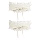 thumbnail image 1 of Cinturones de corsé de encaje de 2 piezas para mujeres Inspire Chic, con lazo para vestidos, blanco + blanco 25.59-31.50, 1 of 6