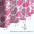 thumbnail image 6 of Pink Breast Cancer and Love Shower Curtain 72"x72" ,Bathroom Decorative Shower Curtains Set with 12 Hooks,Modern Waterproof Washable Shower Curtain, 6 of 6