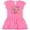 Raspberry with Polka Dots, variant on Inktastic Little Miss Jelly Bean Girls Toddler Dress
