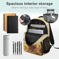 thumbnail image 4 of Yspwyqan Backpack Set Kids Boys, Sunflower Highland Cow 4 Piece Backpack and Lunchbox Set with Pencil Case, 17 Inch Lightweight Padded Straps Daypack for Middle High School Travel, 4 of 7