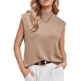 thumbnail image 1 of Chaleco tipo suéter Arach&Cloz para mujer, primavera 2025, casual de negocios, 1 of 5