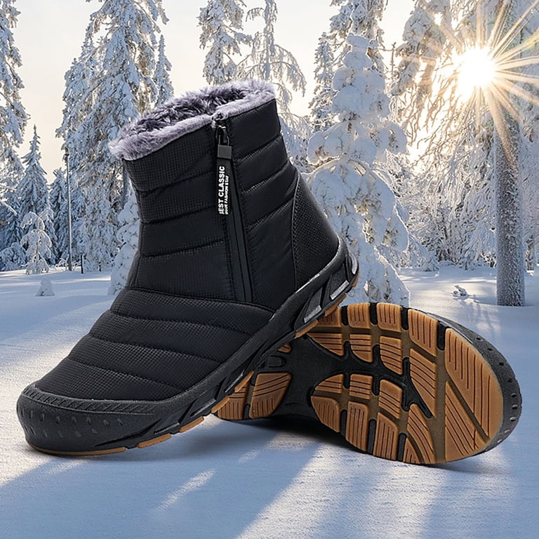 eileial Mens Snow Boots Waterproof Winter Boots for Men  display picture 2