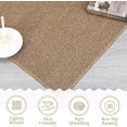 thumbnail image 3 of HOMERRY 9' x 12' Area Rug for Living Room Solid Textured Modern Non Slip Washable Indoor Carpet, Taupe, 3 of 5